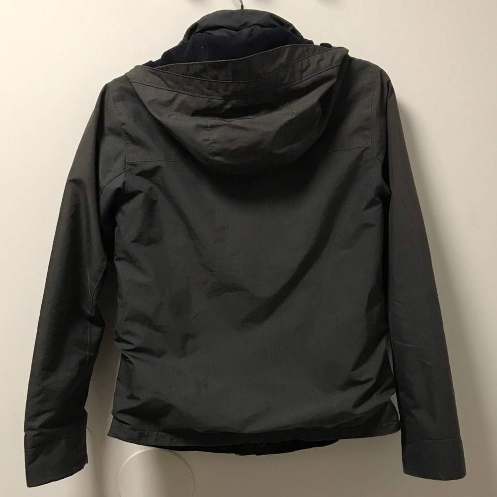Nice Grey Fleece Lined Zipper & Snap Up Abercrombie & Fitch Jacket! - Picture 3 of 15